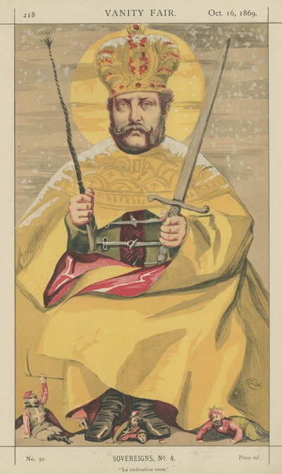 Alejandro II de Rusia de James Jacques Joseph Tissot