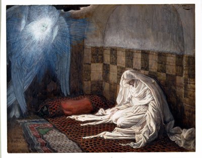 Anunciación, ilustración para La Vida de Cristo, c.1886-96 de James Jacques Joseph Tissot