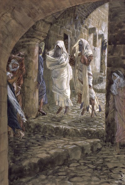 Apariciones de los Muertos en las Calles de Jerusalén, ilustración para La Vida de Cristo, c.1886-94 de James Jacques Joseph Tissot