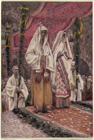 Desposorio de la Virgen Santa y San José de James Jacques Joseph Tissot