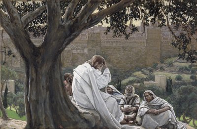 Cristo prediciendo la destrucción del templo, ilustración para La vida de Cristo, c.1886-94 de James Jacques Joseph Tissot