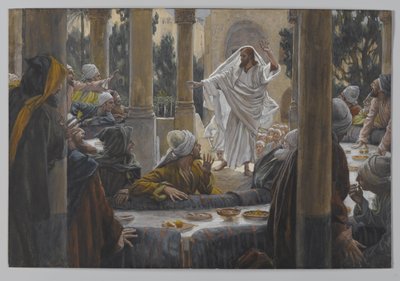 Maldiciones contra los fariseos, ilustración de La vida de nuestro Señor Jesucristo, 1886-96 de James Jacques Joseph Tissot