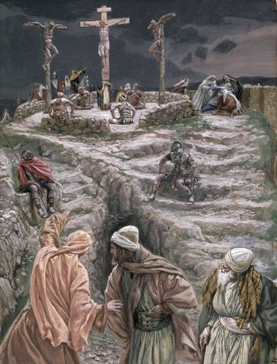 Eloi Eloi Lama Sabacthani, ilustración de La Vida de Cristo, c.1884-96 de James Jacques Joseph Tissot