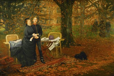 Emperatriz Eugenia, viuda de Napoleón III de James Jacques Joseph Tissot