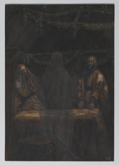 Desapareció de su vista, ilustración de La vida de nuestro Señor Jesucristo, 1886-94 de James Jacques Joseph Tissot
