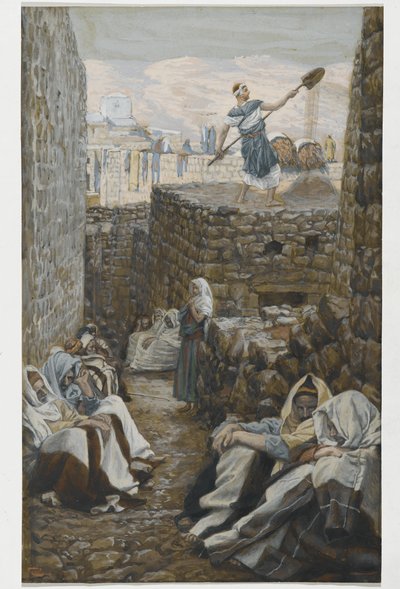 El que aventa su trigo, ilustración de La vida de nuestro Señor Jesucristo de James Jacques Joseph Tissot