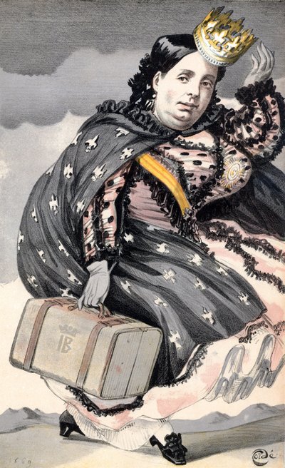 Isabel II (1830-1904) Reina de España (1833-1870) de James Jacques Joseph Tissot