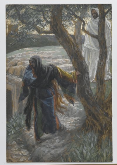 Jesús aparece a María Magdalena, ilustración de La vida de nuestro Señor Jesucristo, 1886-94 de James Jacques Joseph Tissot