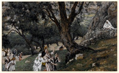Jesús salió a un lugar desierto, ilustración para La vida de Cristo, c.1884-96 de James Jacques Joseph Tissot