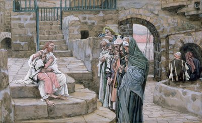 Jesús y el Niño, ilustración de La Vida de Cristo, c.1886-94 de James Jacques Joseph Tissot