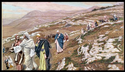 Jesús en su camino a Galilea, ilustración para La Vida de Cristo, c.1886-96 de James Jacques Joseph Tissot