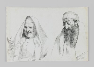 Judío y judía, ilustración de La Vida de Nuestro Señor Jesucristo de James Jacques Joseph Tissot