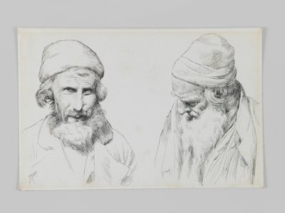 Judíos y yemenitas, Jerusalén, ilustración de La Vida de Nuestro Señor Jesucristo de James Jacques Joseph Tissot