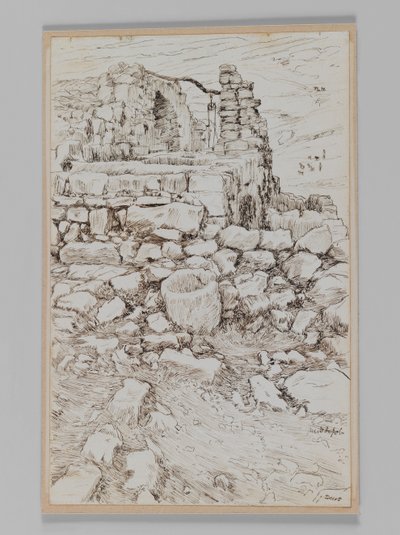 Pozo de Job, ilustración de La Vida de Nuestro Señor Jesucristo de James Jacques Joseph Tissot