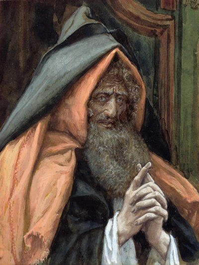 José de Arimatea, ilustración de La Vida de Cristo, c.1886-94 de James Jacques Joseph Tissot