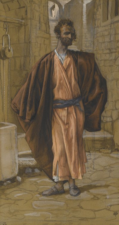 Judas Iscariote, ilustración de La vida de Nuestro Señor Jesucristo, 1886-94 de James Jacques Joseph Tissot