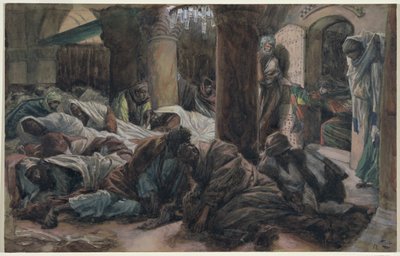 María Magdalena Corre y Dice a los Discípulos que el Cuerpo de Cristo ya no está en la Tumba, ilustración para La Vida de Cristo, c.1886-94 de James Jacques Joseph Tissot
