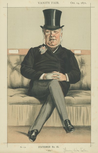 Sr. Henry William Eaton (litografía a color) de James Jacques Joseph Tissot