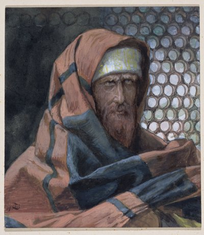Nicodemo, ilustración para La vida de Cristo, c.1886-94 de James Jacques Joseph Tissot