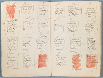 Páginas de un álbum de bocetos para La vida de Nuestro Señor Jesucristo, finales de 1880 de James Jacques Joseph Tissot