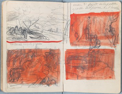 Páginas de un álbum de bocetos para La vida de Nuestro Señor Jesucristo, finales de 1880 de James Jacques Joseph Tissot