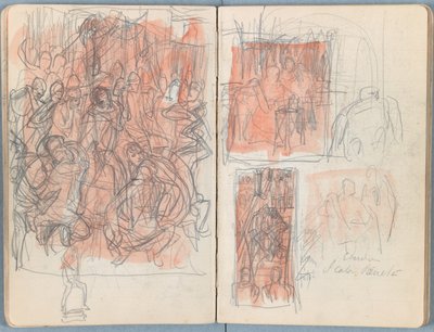 Páginas de un álbum de bocetos para La vida de Nuestro Señor Jesucristo, finales de 1880 de James Jacques Joseph Tissot