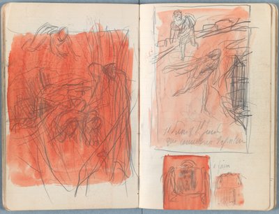 Páginas de un álbum de bocetos para La vida de Nuestro Señor Jesucristo, finales de 1880 de James Jacques Joseph Tissot