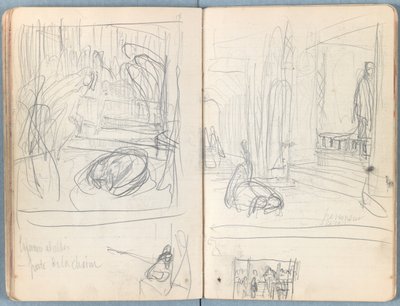 Páginas de un álbum de bocetos para La vida de nuestro Señor Jesucristo de James Jacques Joseph Tissot