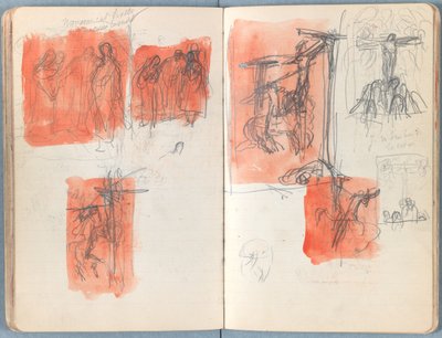 Páginas de un álbum de bocetos para La vida de Nuestro Señor Jesucristo, finales de 1880s de James Jacques Joseph Tissot