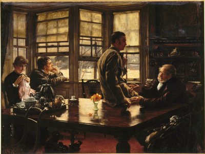 Parábola del hijo pródigo: la partida, 1880 de James Jacques Joseph Tissot