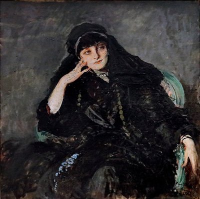 Retrato de Anna-Elisabeth, condesa Mathieu de Noailles 1876-1933, 1912 de James Jacques Joseph Tissot