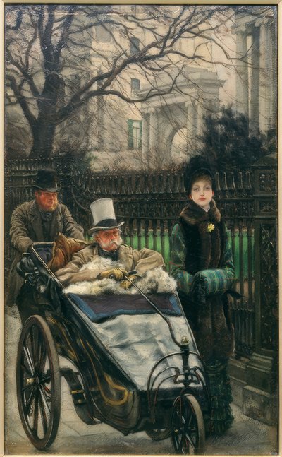 Convaleciente (La hija del soldado) de James Jacques Joseph Tissot