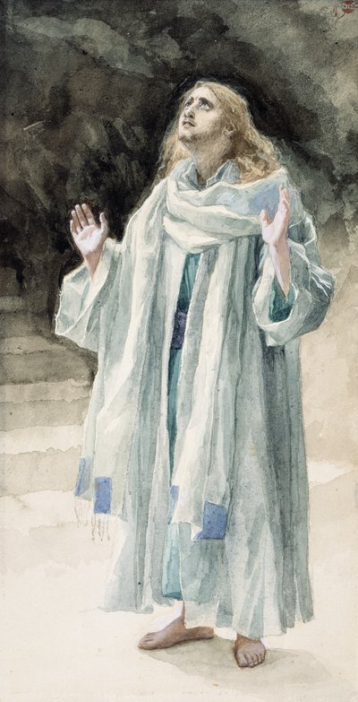 San Juan Evangelista, ilustración de La Vida de Cristo, c.1886-94 de James Jacques Joseph Tissot