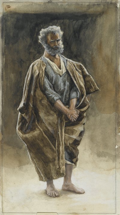 San Pedro, ilustración de La vida de Nuestro Señor Jesucristo, 1886-94 de James Jacques Joseph Tissot