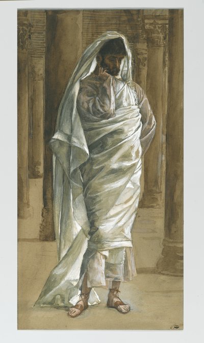 San Tomás, ilustración de La vida de nuestro Señor Jesucristo, 1886-94 de James Jacques Joseph Tissot