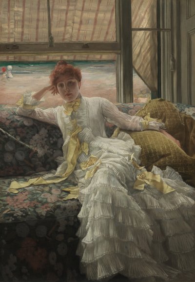 A la orilla del mar de James Jacques Joseph Tissot