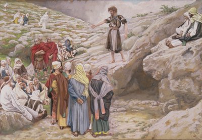 San Juan Bautista y los fariseos, ilustración para La Vida de Cristo, c.1886-96 de James Jacques Joseph Tissot