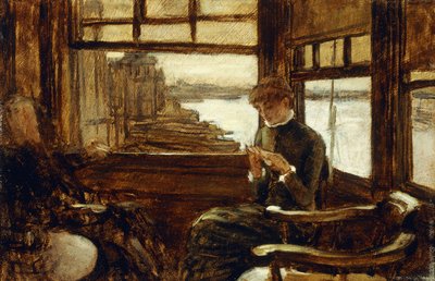 Estudio para el hijo pródigo en la vida moderna: La partida de James Jacques Joseph Tissot