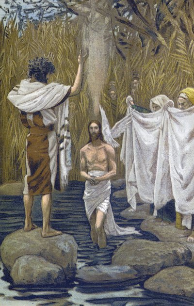El bautismo de Jesús (La vida de nuestro Señor Jesucristo) de James Jacques Joseph Tissot