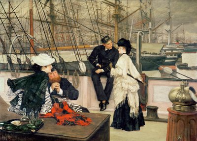 El capitán y el primer oficial, 1873 de James Jacques Joseph Tissot
