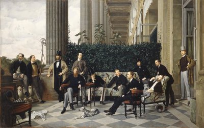 El círculo de la Rue Royale, 1868 de James Jacques Joseph Tissot