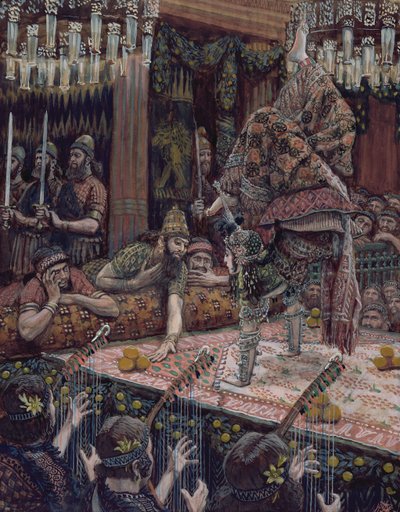 La hija de Herodías bailando, ilustración de La Vida de Cristo, c.1886-94 de James Jacques Joseph Tissot