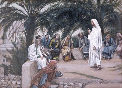 Los Primeros Serán los Últimos, ilustración de La Vida de Cristo, c.1886-94 de James Jacques Joseph Tissot