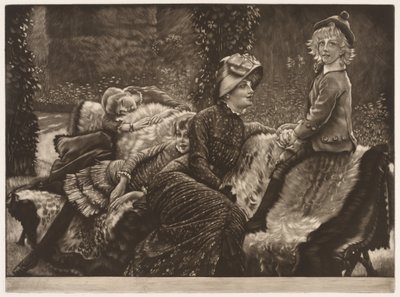 El banco del jardín de James Jacques Joseph Tissot