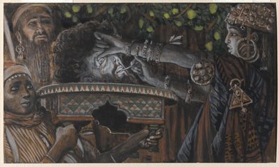 La Cabeza de San Juan Bautista, ilustración de La Vida de Cristo, c.1886-94 de James Jacques Joseph Tissot