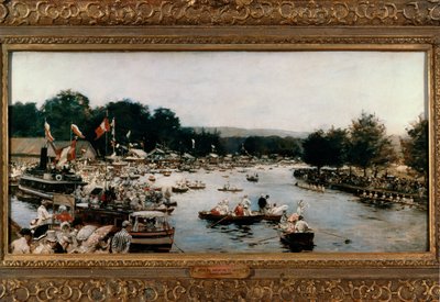 The Henley Regatta, c.1877 (pintura sobre lienzo) de James Jacques Joseph Tissot