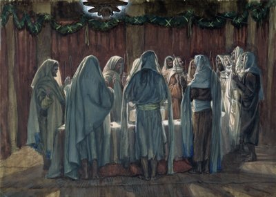 La Pascua Judía, ilustración de La Vida de Cristo, c.1884-96 de James Jacques Joseph Tissot