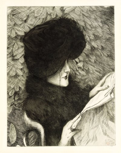 El periódico, 1883 de James Jacques Joseph Tissot