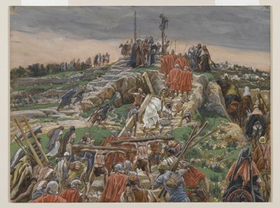 La procesión acercándose al Calvario, ilustración de La vida de Nuestro Señor Jesucristo, 1886-94 de James Jacques Joseph Tissot