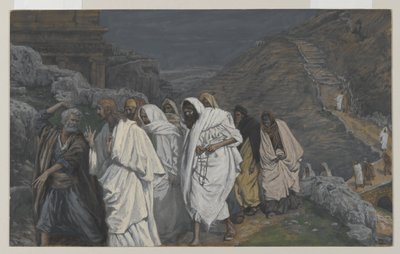 Las protestas de San Pedro, ilustración de La vida de Nuestro Señor Jesucristo, 1886-94 de James Jacques Joseph Tissot